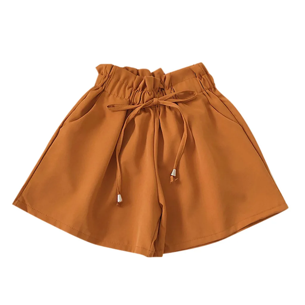 G Шорты Spodenki Damskie Pantalones Cortos Mujer летние однотонные повседневные пляжный с завышенной талией Стрейчевые шорты для женщин Z4 - Цвет: G