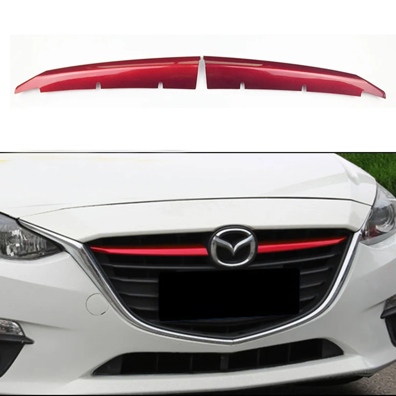 Нержавеющая Спортивная красная и Хромированная передняя сетчатая решетка