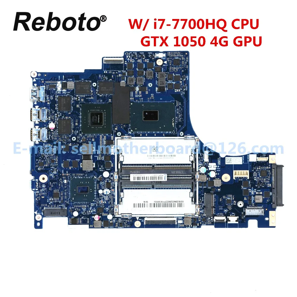 For Lenovo Legion Y520 Y520-15IKBN Laptop Motherboard 5B20N00280 With i7-7700HQ CPU GTX 1050 4G DY512 NM-B191 MB Tested