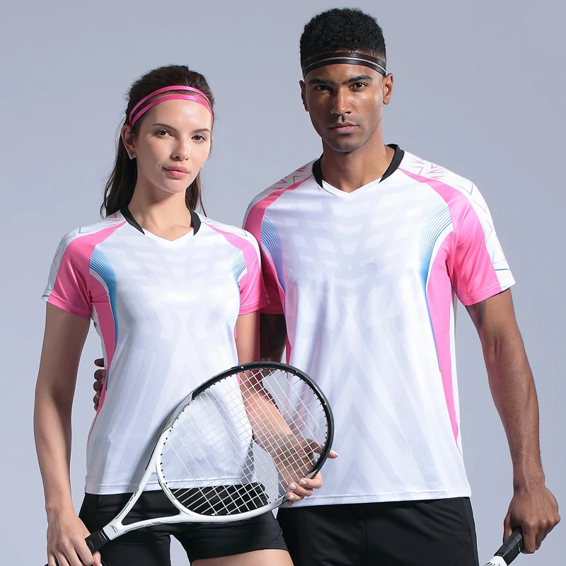 Мужская и женская спортивная одежда рубашки для бадминтона Майки гольфа