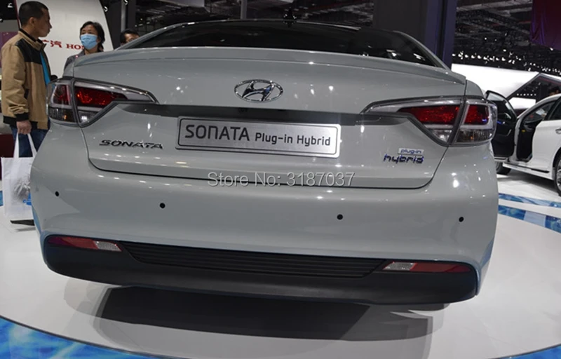Для Hyundai Sonata 9 спойлер 2014 2016 Автомобильный задний Крыло ABS пластик на крыло крышу