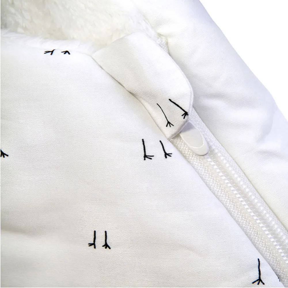 Новые зимние теплые детские спальные мешки как конверт для новорожденных Cocoon Wrap