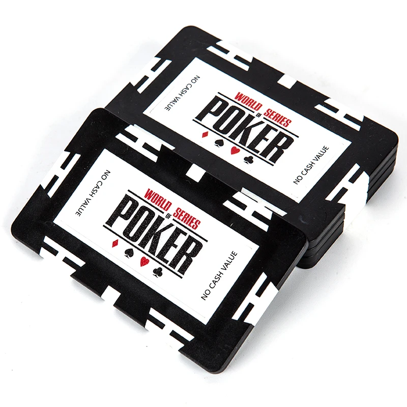 5 шт./компл. WSOP фишки для покера квадратный чип без значение доска игровые автоматы качественный АБС-пластик+ железо вставка