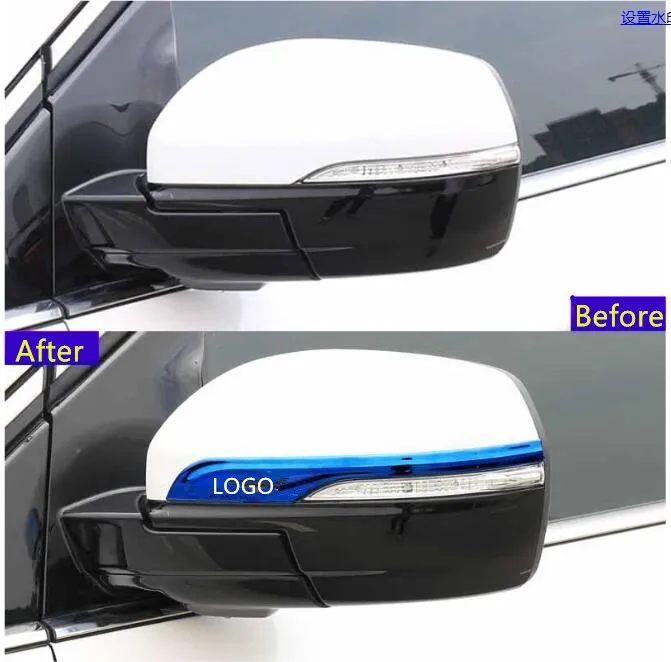 Декоративные молдинги для зеркала заднего вида из нержавеющей стали Ford Edge 2018