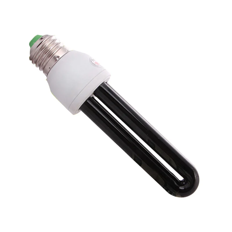 220V УФ 365nm насекомых черный светильник E27 20 Вт солнечной энергии бактерицидные