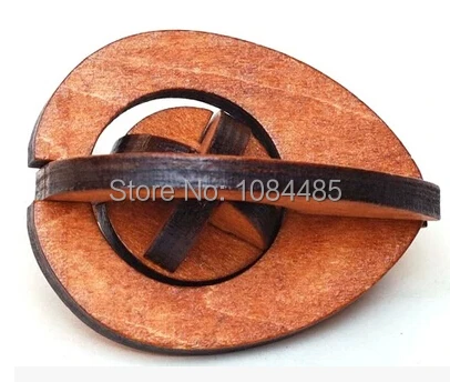 

IQ Wooden Brain Teaser Puzzle for Adults and Kids Size 7*6*6CM