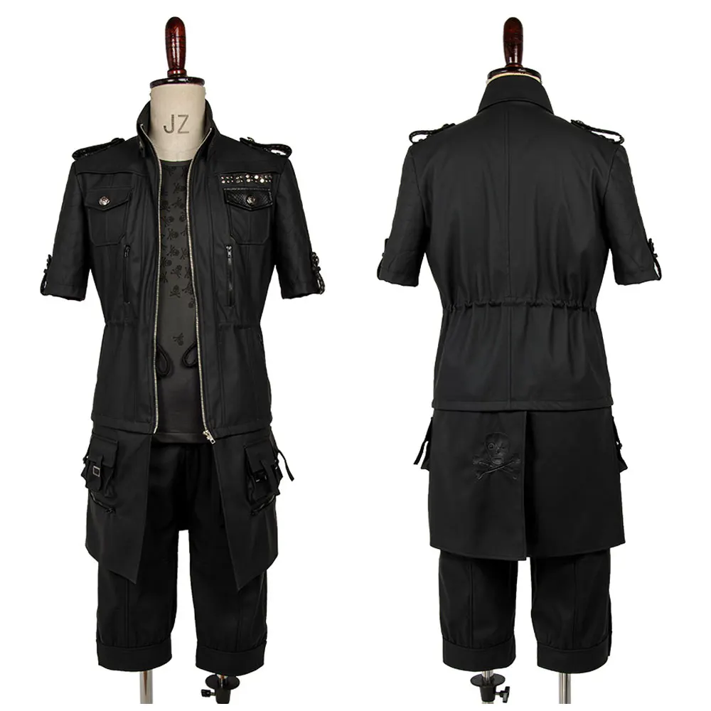 

Final Fantasy XV Noctis Lucis Caelum Cosplay Costume Lucis Coat Jacket Shorts Full Set Outfits