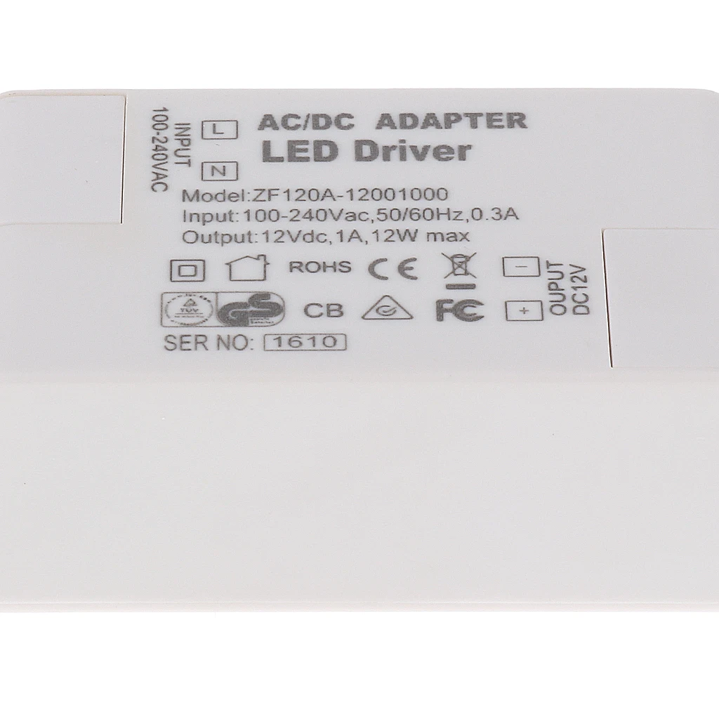Ac 100-240V DC 12V 12W Светодиодный светильник драйвер адаптера для MR11 / G4 MR16 GU5.3