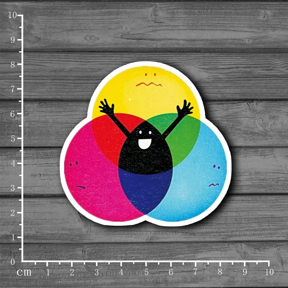 

Trichromatic intersection Stationery Graffiti Suitcase Kids Sticker Decor For Ablum Scrapbooking Laptop Notebook Sticker[Single]