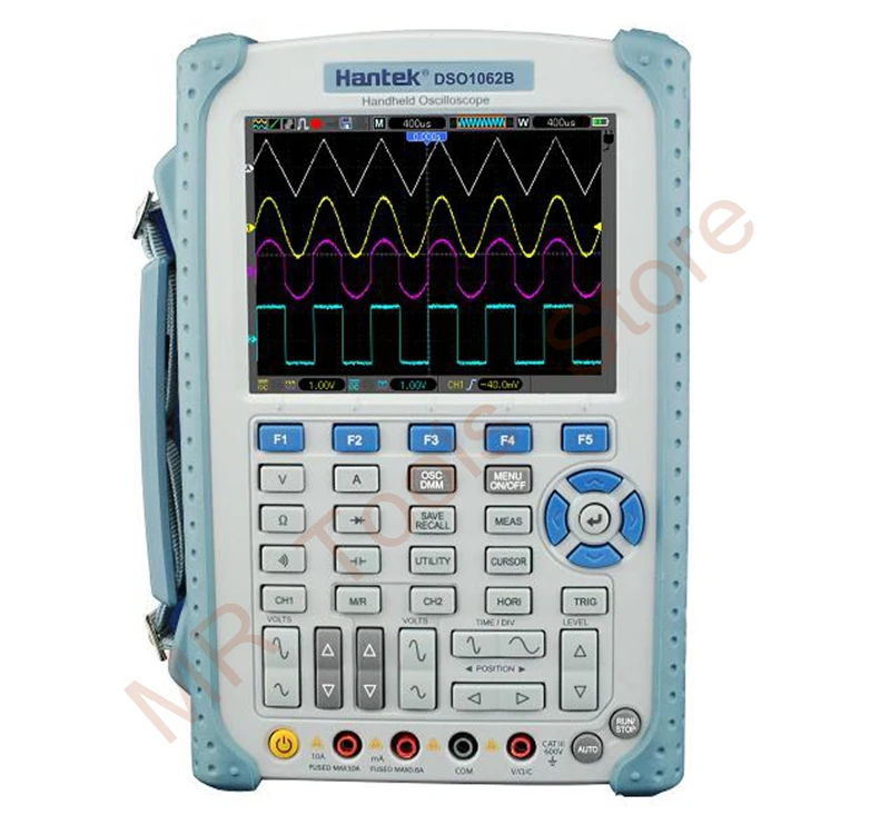 Hantek DSO1062B цифровой Ручной осциллограф мультиметр 2CH 60 МГц 1Gsa/S частота дискретизации 1 м глубина памяти 6000 отсчетов DMM