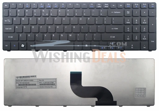Новый для Acer Aspire 7235 г 7250 7251 7336 7339 США UI черная клавиатура|keyboard for acer|keyboard acer aspireus