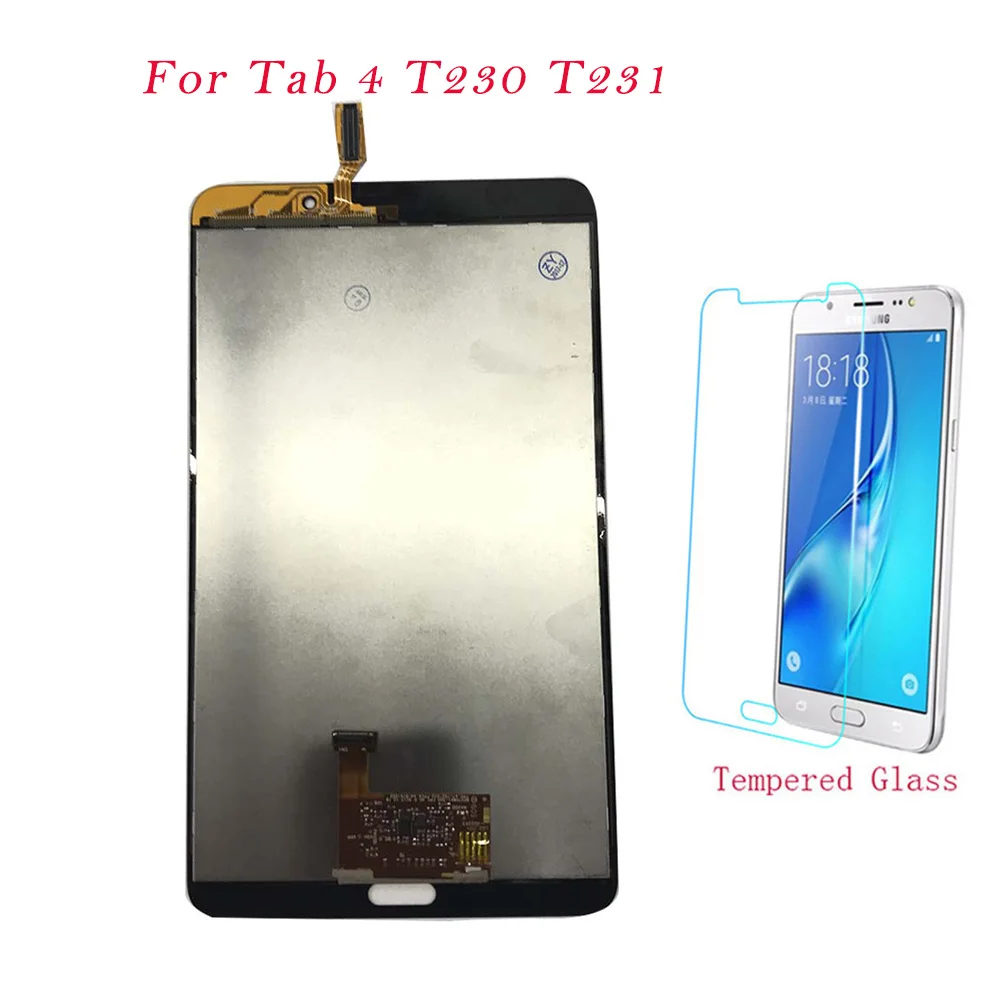 Тест планшет LCDs для Samsung Galaxy Tab 4 T230 T231 ЖК дисплей кодирующий преобразователь