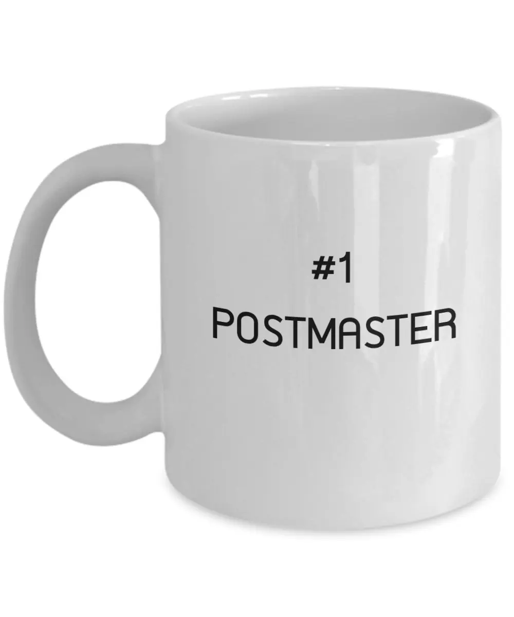 #1 Postmaster 11 унций кофейная кружка-Забавный керамическая чашка подарок для мужчин