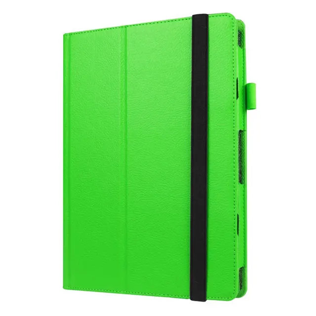 IBuyiWin Магнитный чехол-подставка из искусственной кожи для lenovo MiiX310 MiiX210 10," планшет Funda чехол+ Бесплатный OTG+ сенсорная ручка - Цвет: Зеленый