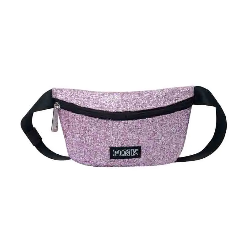 Waist Bag 5 Raisvern, зима, Розовый Повседневный Спортивный костюм с буквенным принтом, Женский комплект из 2 предметов, топ и штаны на молнии, худи, сексуальный свитшот, спортивный костюм - Цвет: Waist Bag 5