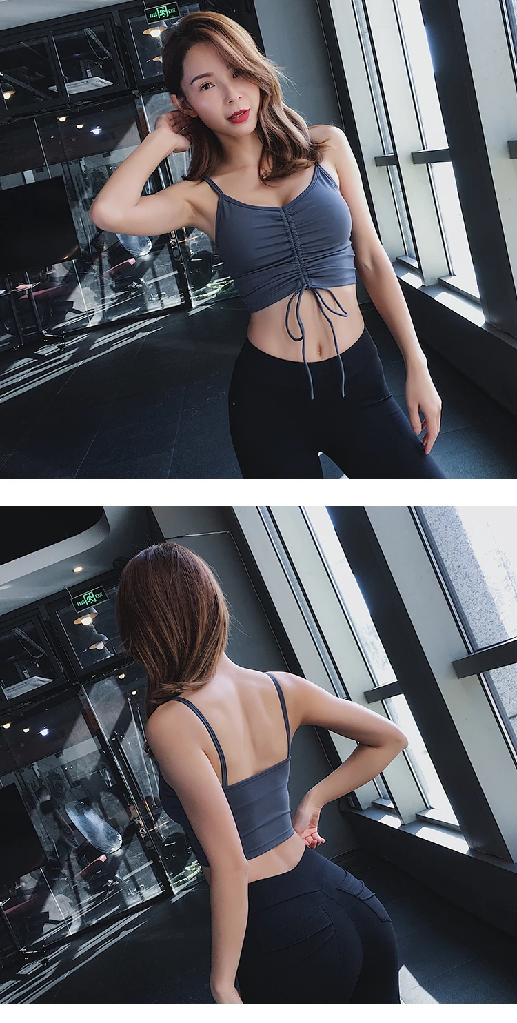 Mermaid Curve новые женские спортивные бюстгальтеры комфортный дышащий Топ для йоги жилет с подкладкой сексуальный дизайн шнурок Женская сорочка