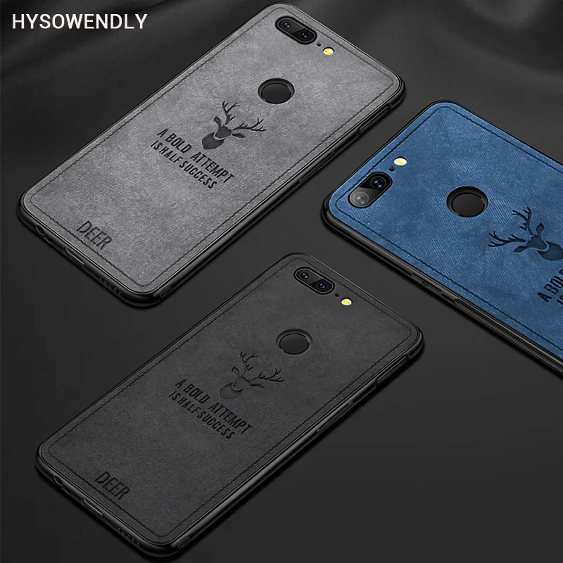 Чехол с 3D текстурой оленя для Oneplus 5 1 + ультратонкий тканевый чехол 6 T