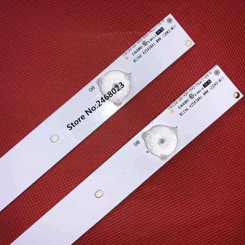 85 cm LED Backlight Lamp strip 8leds For Pana sonic 42 TV TH-42A400C V420FWSD01 131126-WS-420-040-PEAR1-C5-L inch LCD Monitor | Лампы и