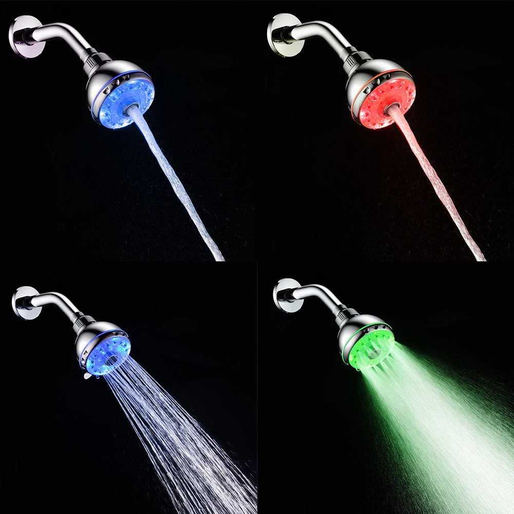 Sprinkler UV Adjustable Water Universal Easy Install Anti-Corrosion Shower Color Changing Temperature Control |