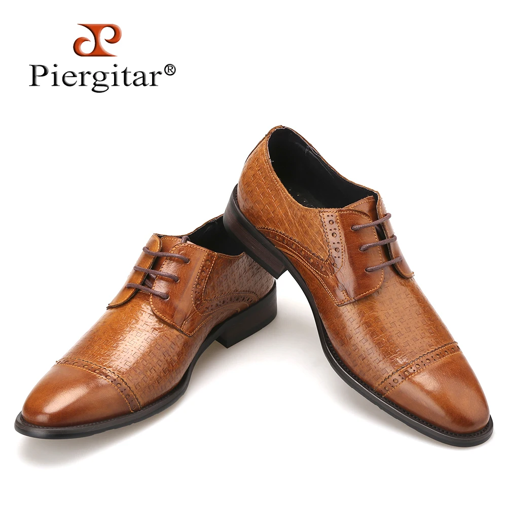 

Genuine Leather Brown Men Shoes 2018 Italian Style Casual Men Shoe Dress Shoes For Wedding and Business Fashion Men's Flats