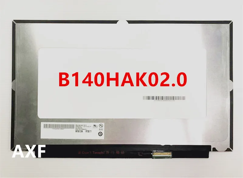 

B140HAK02.0 LED screen LCE display with touch matrix for laptop 14.0" FHD 1920X1080 replacement