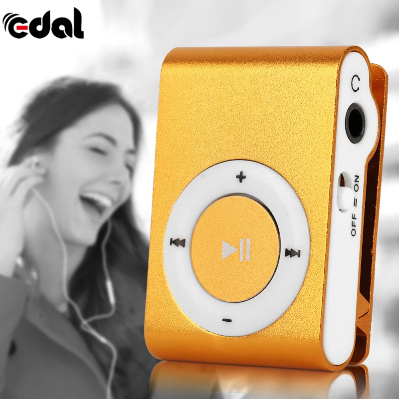 EDAL Protable Mini USB Mp3 Music Player Support Micro TFCard Slot MP3 Sport Port With Earphone 8 Colors | Электроника