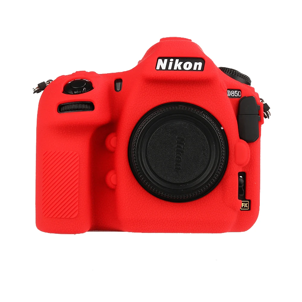 Мягкий силиконовый резиновый защитный чехол для камеры D850 Nikon DSLR черный зеленый
