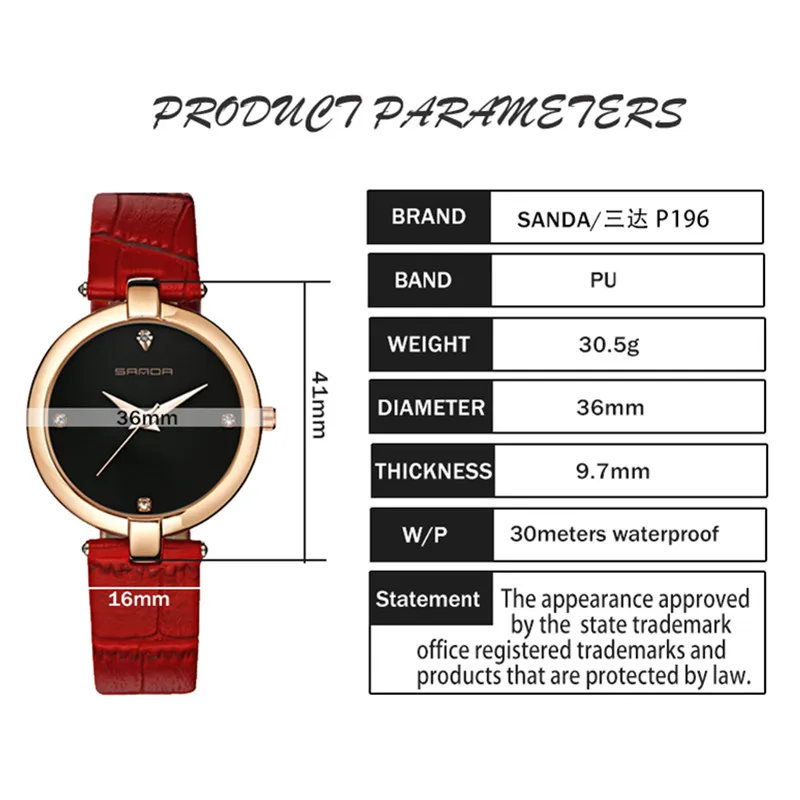 

2018 Fashion Black Wrist Watch Women Watches Ladies Luxury Brand Famous Quartz Watch Female Clock Relogio Feminino Montre Femme