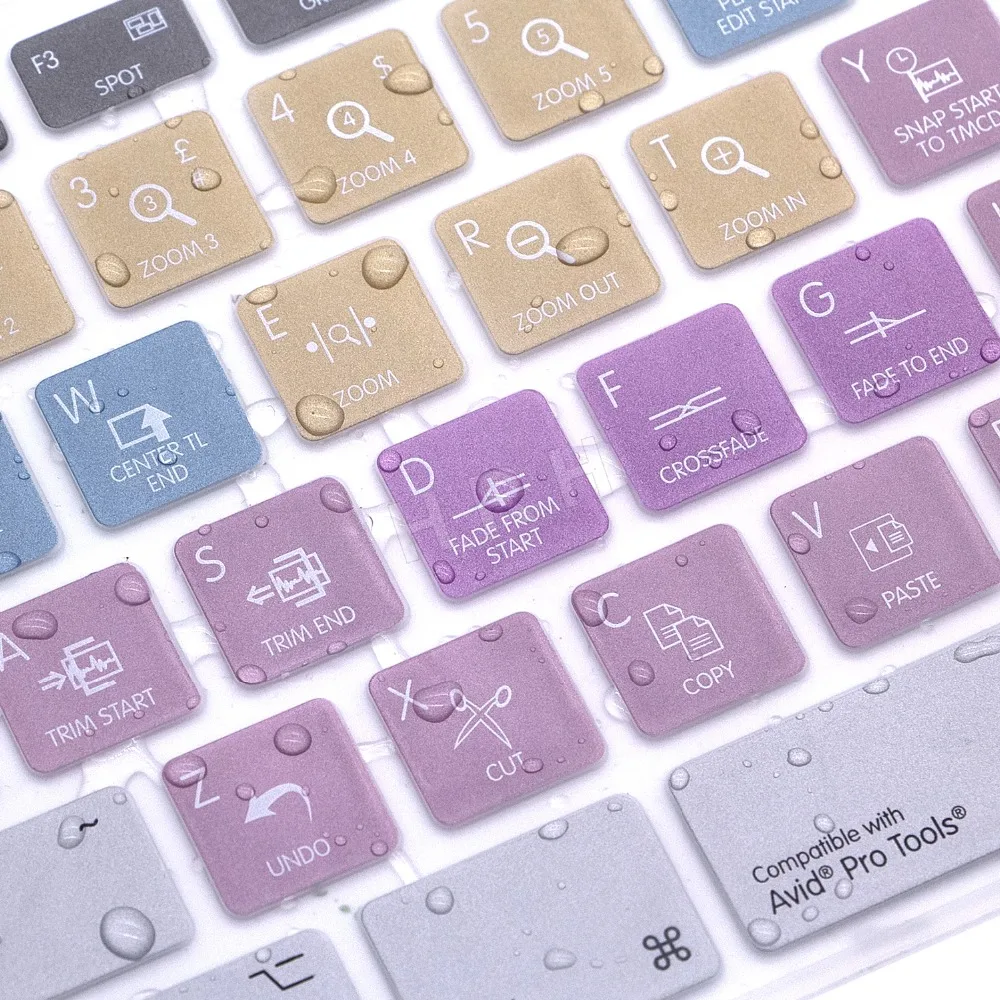 Инструменты Avid Pro клавиатура с горячими клавишами чехол для клавиатуры Apple
