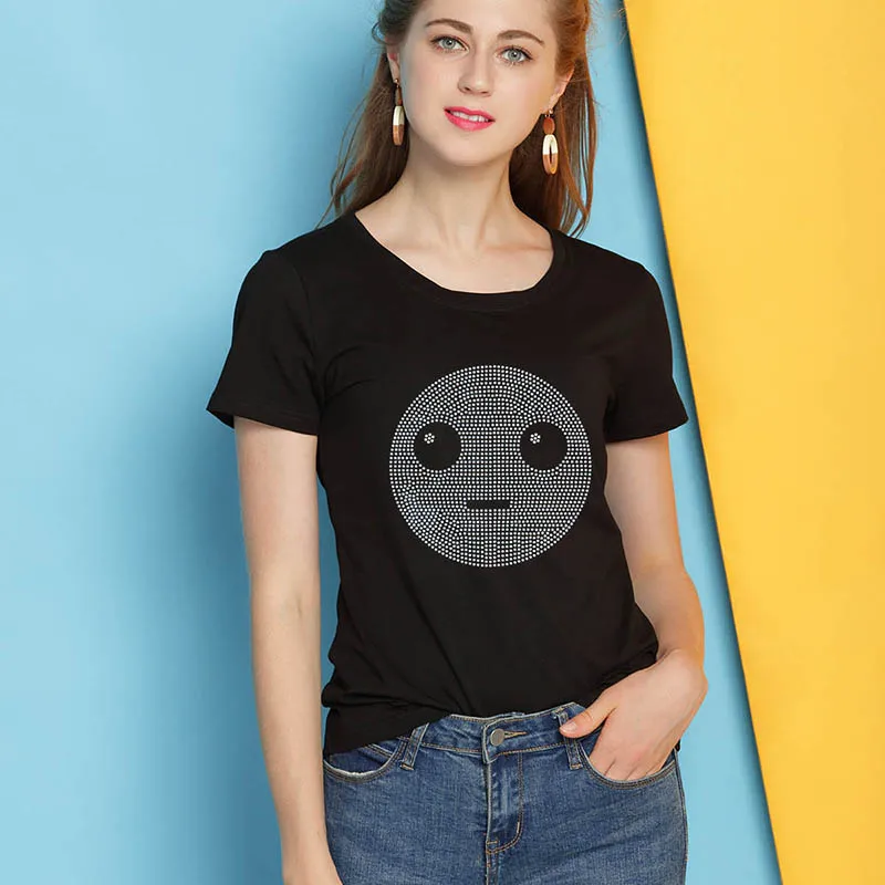 Женщины с коротким рукавом Футболка женская уличная hipster 2018 лето новый модный