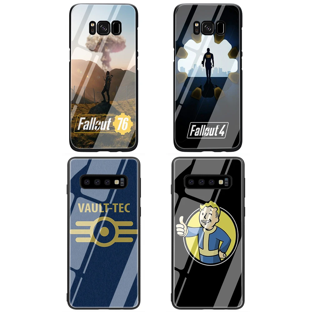 Fallout чехол для телефона из закаленного стекла Samsung Galaxy S7 Edge S8 S9 S10 Plus Note 8 9 A10 A20 A30 A40