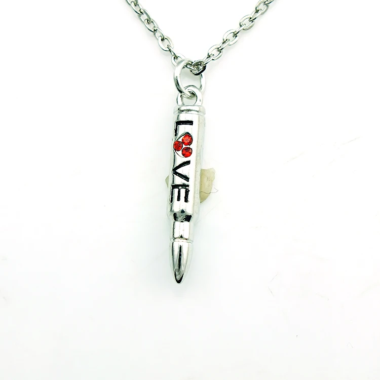 JINGLANG новые модные Кулоны ожерелье красный карандаш для нанесения страз Подвески