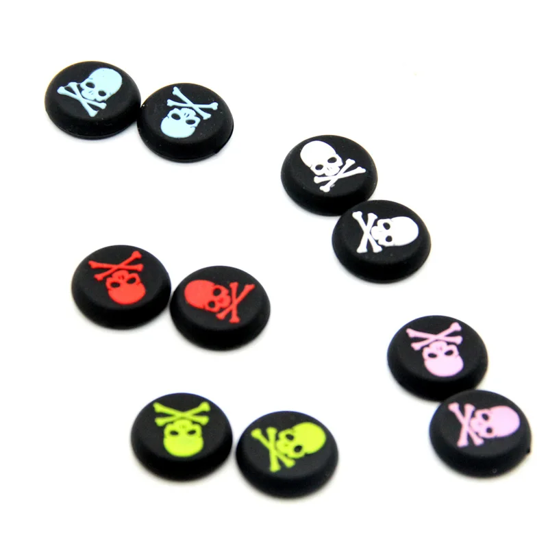 Силиконовый контроллер с черепом 10 шт. аналоговые ручки чехол для аналоговых