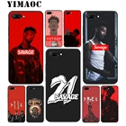 YIMAOC 21 savage MIgos хип-хоп силиконовый чехол для huawei Honor mate 10 P20 P10 P9 P8 P Smart Y6 6A 7A 7X 7C Lite Pro 2017 2018