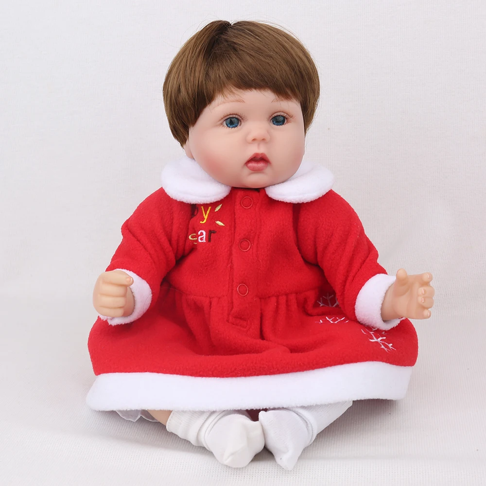 NPKDOLL Reborn Baby Doll мягкая силиконовая кукла 18 дюймов розовые плюшевые игрушки для