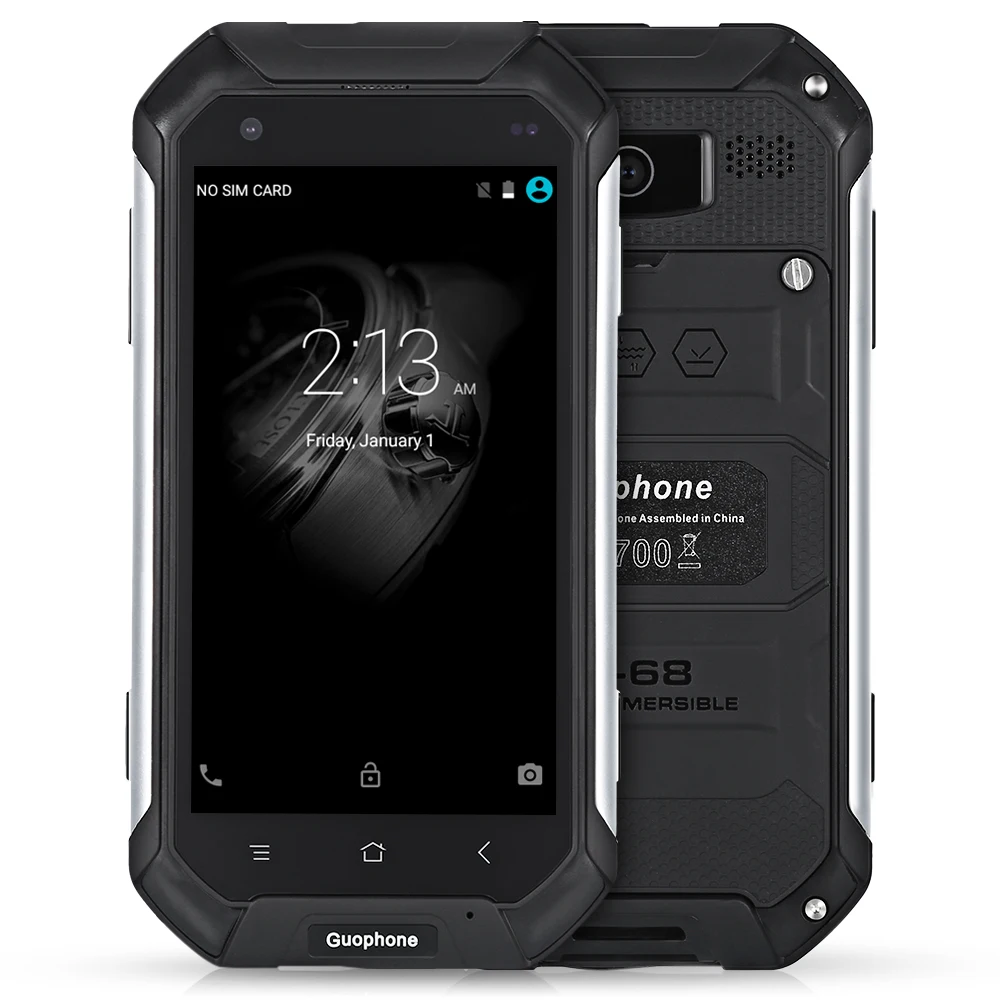 Guophone V19 IP68 Водонепроницаемый смартфон 3G 4 5 'ƎMP Android 1 пыли ударопрочность MTK6580