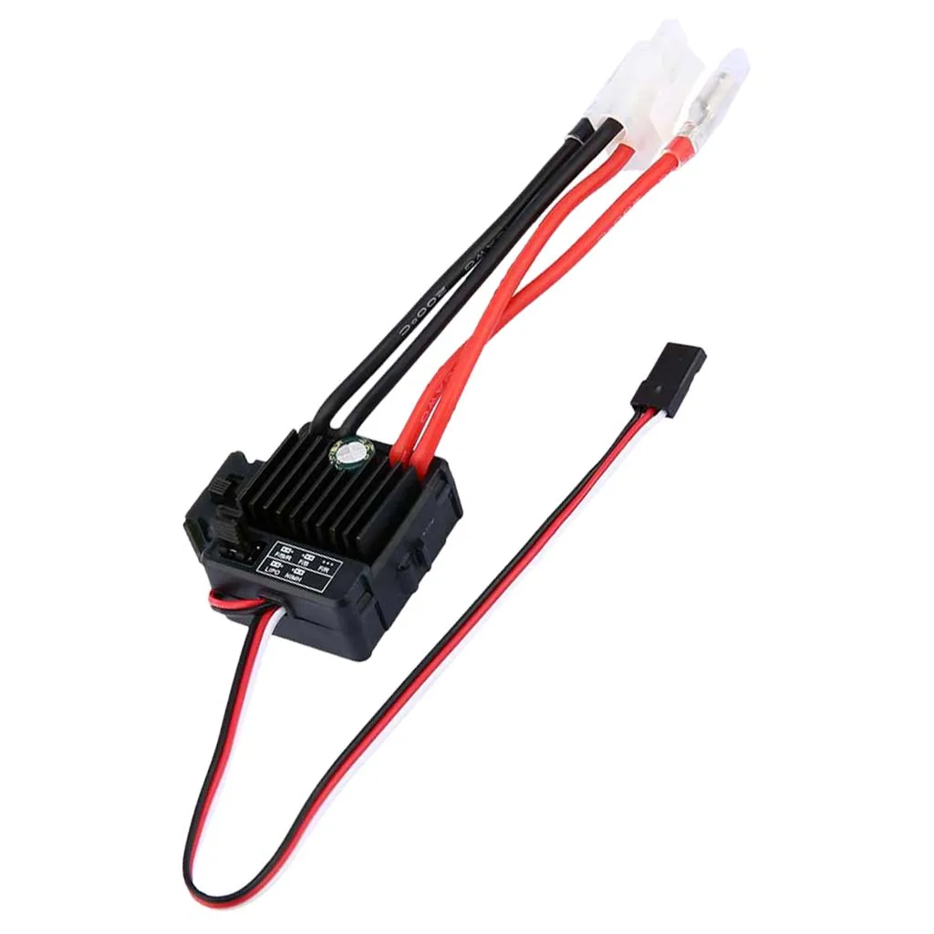 Водонепроницаемый щеткой 60A ESC для 1/10 весы RC автомобилей Рок Гусеничный Монстр