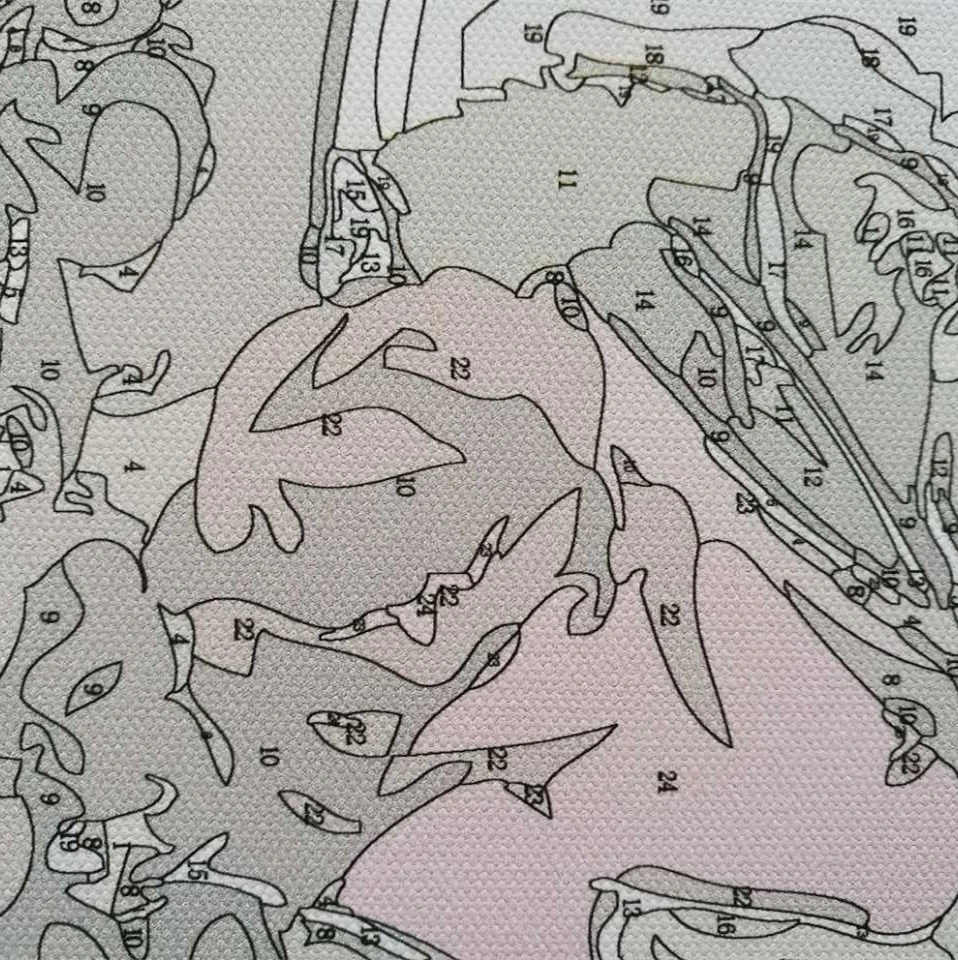 Абстрактные картины для домашнего декора цифровая картина по номерам ручная