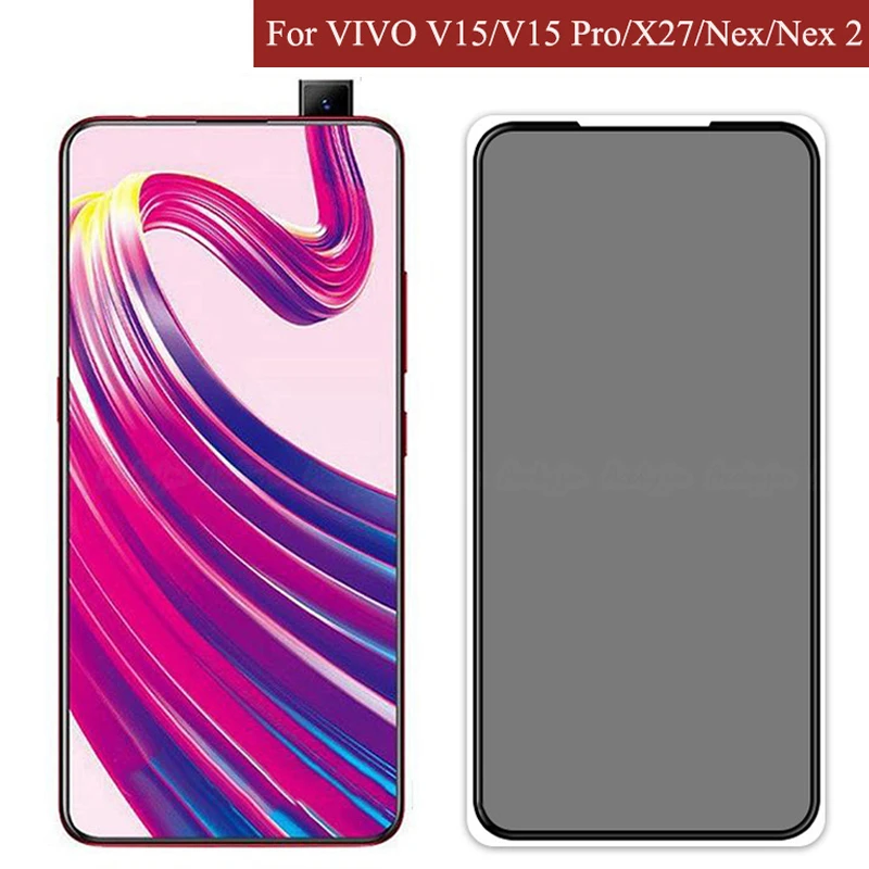 Полная защита экрана для VIVO V15 Pro V11 V9 Nex 2 Y3 Y17 Y81 Y83 Y85 Y92 Y93 Y95 Y97 Y7S антибликовое