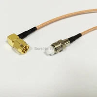 new sma male plug right angle connector switch fme female jack convertor rg316 cable 15cm 6 adapter