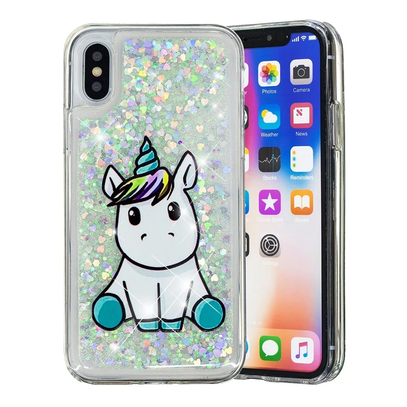Жидкий чехол для Samsung Galaxy J4 J6 A6 A7 S8 S9 Plus 2018 Note 9 Xiaomi Redmi F1 6A мультяшный Забавный