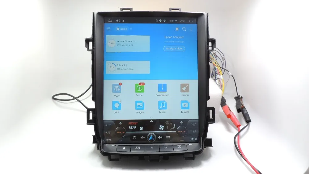 "YOKOTRON" 12," сенсорный Telsa стиль Android 8,1 Автомагнитола для Toyota Alphard Vellfire 20 серии 2009-2012+ gps