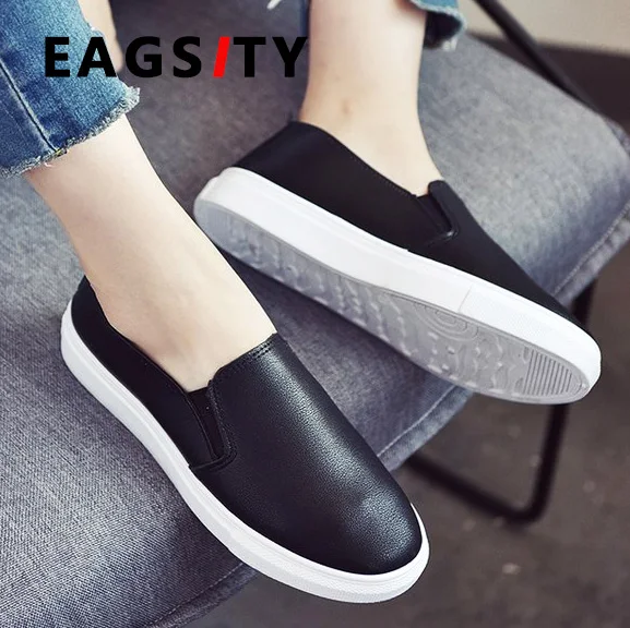 Лоферы EAGSITY Penny для женщин повседневная обувь на плоской подошве слипоны с