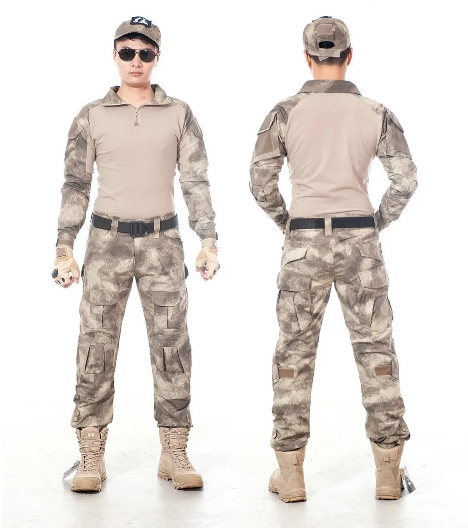 Камуфляжные тактические военные комплекты для пейнтбола армейские боевые