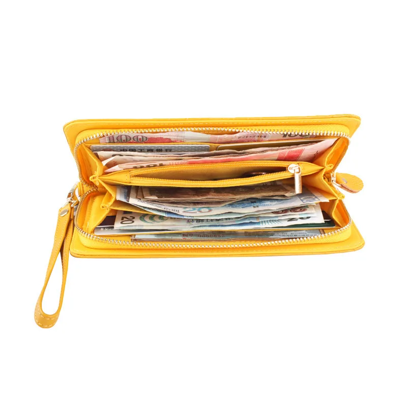 Женский кошелек из натуральной кожи с отделением для монет|brand women wallet|designer walletwomen