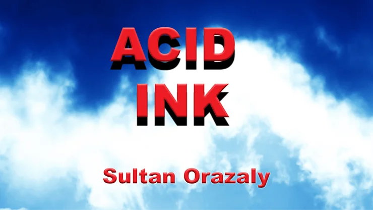 

Acid Ink by Sultan Orazaly,Magic Tricks