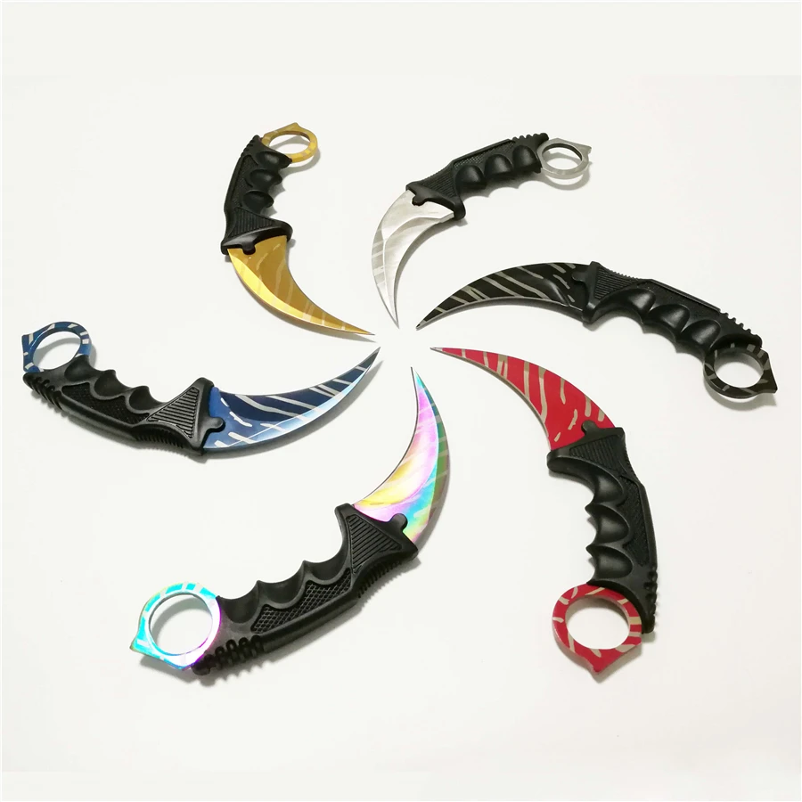 Karambit CS GO фиксированный нож в стиле игры &quotCounter Strike&quot тактический боевой коготь