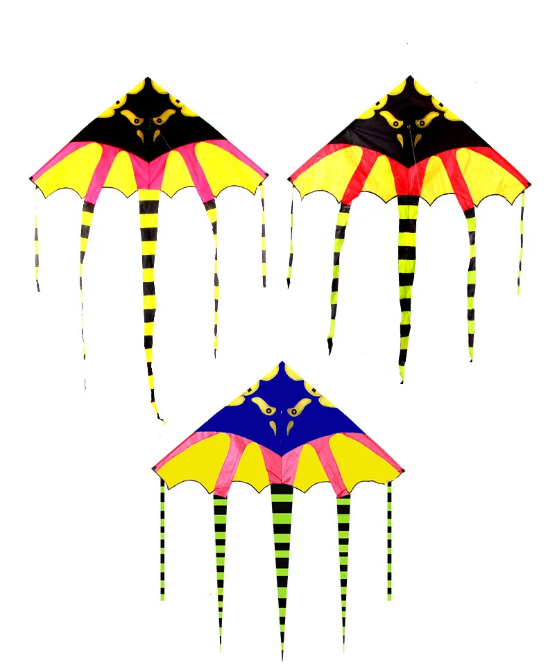 Новый Уличный воздушный змей с несколькими хвостами ручкой и веревкой детские