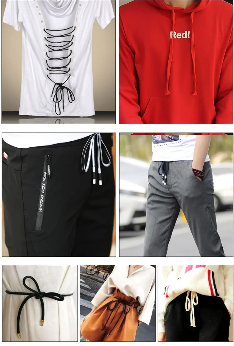 5 шт. штаны из полиэстера товары для рукоделия ремешок на шнурке спортивные