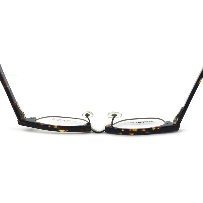 

Laura Fairy Fashion Prescription Eyewear Eyeglasses Acetate Stainless Steel Half Rimless Optical Glasses Frame